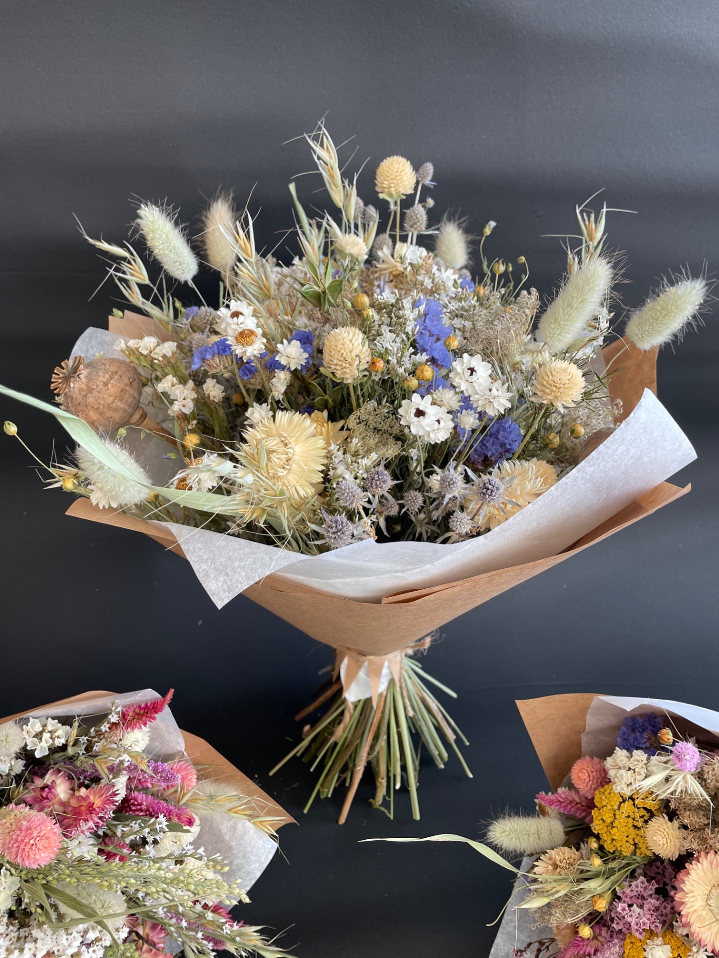 Kytica zo sušených kvetín