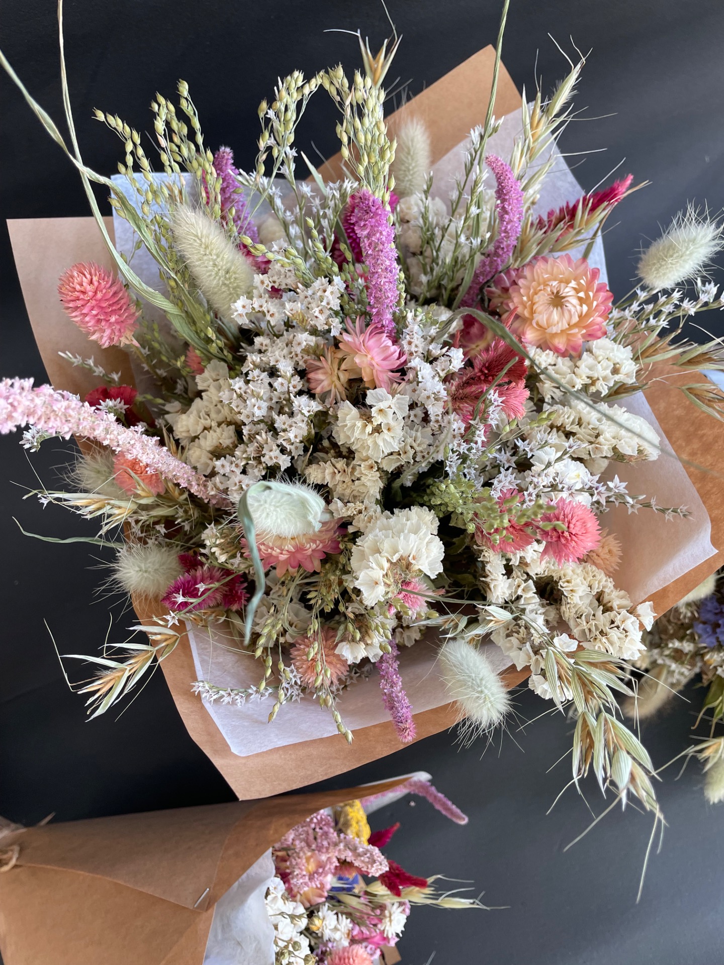 Kytica zo sušených kvetín