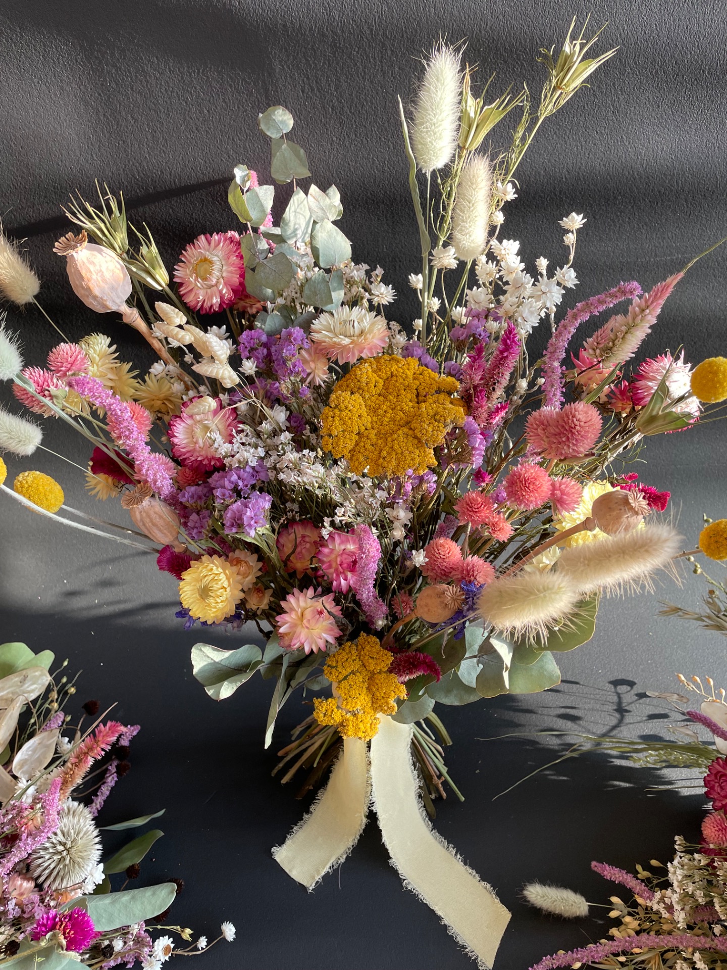 Kytica zo sušených kvetín