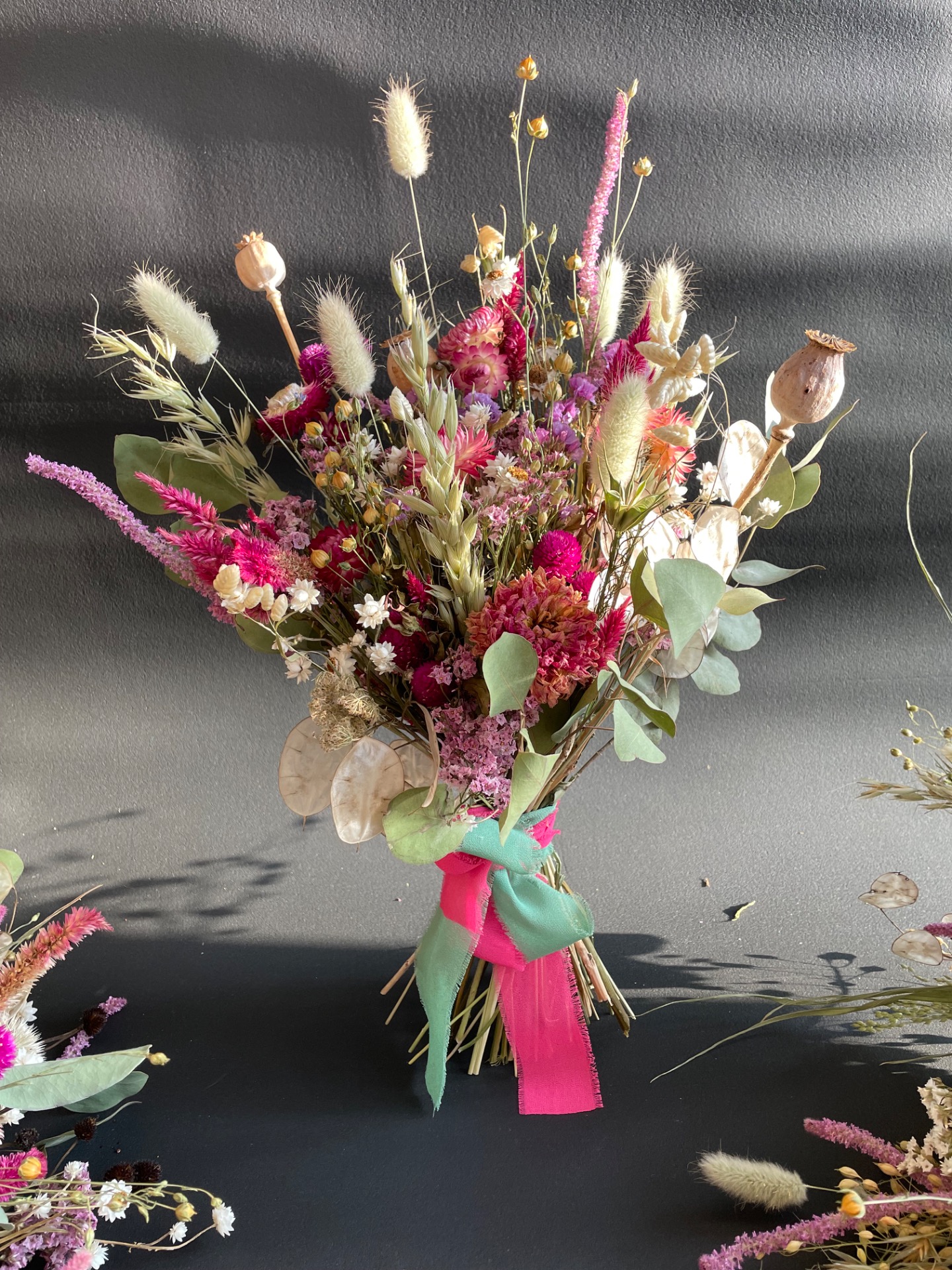 Kytica zo sušených kvetín