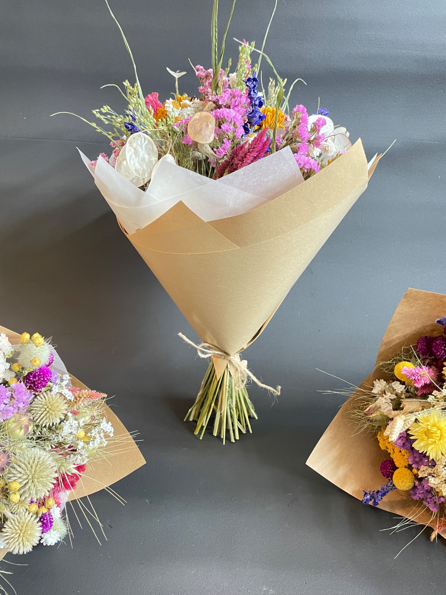 Kytica zo sušených kvetín