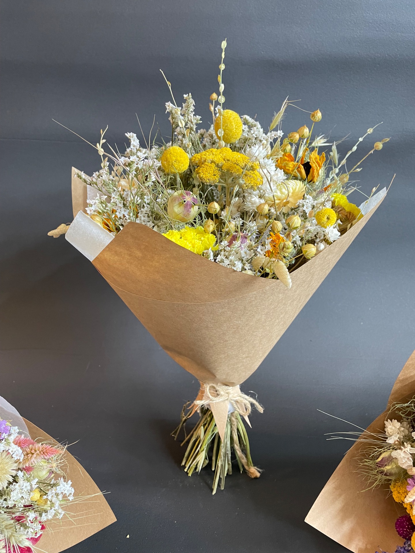 Kytica zo sušených kvetín