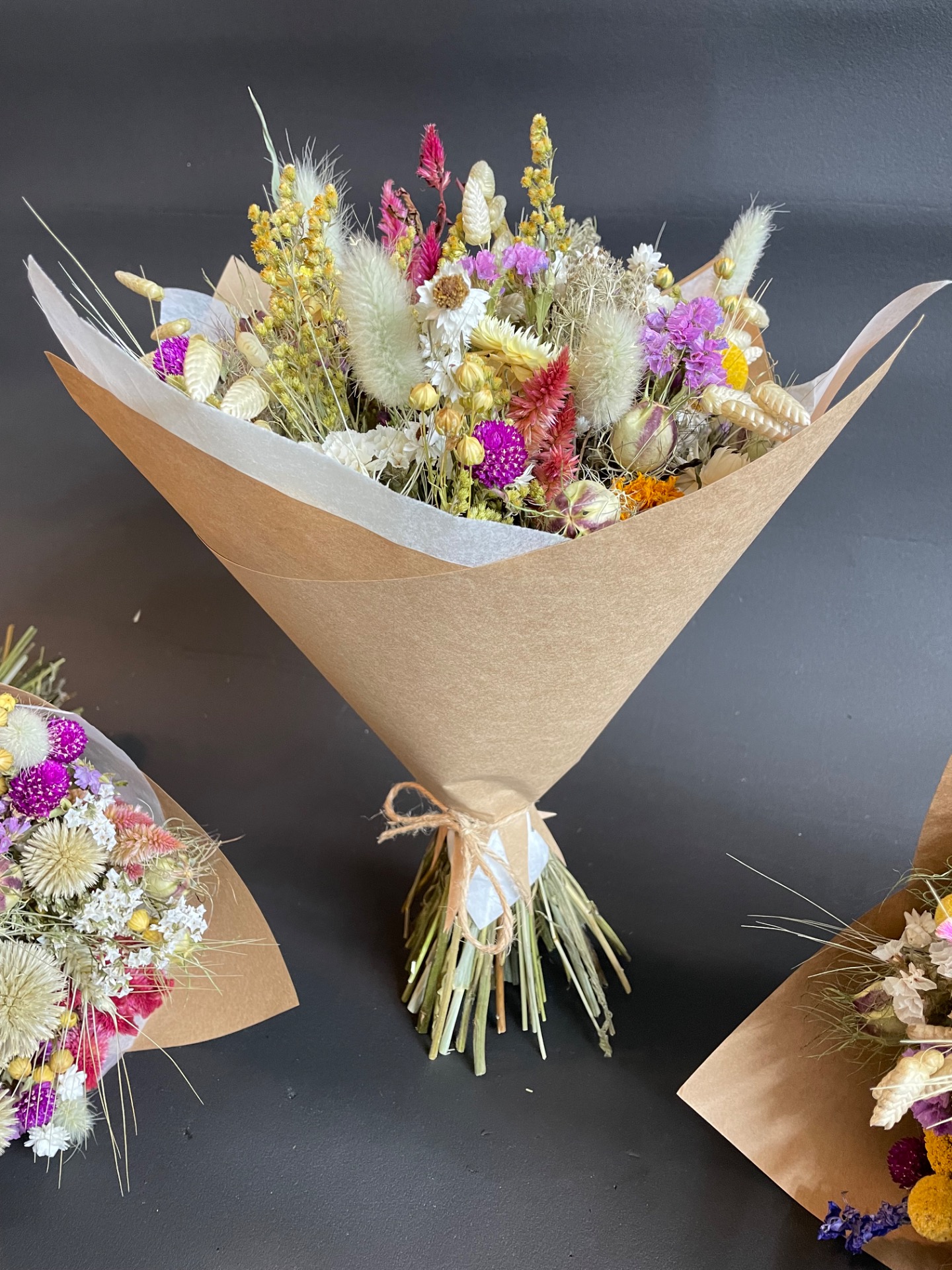 Kytica zo sušených kvetín