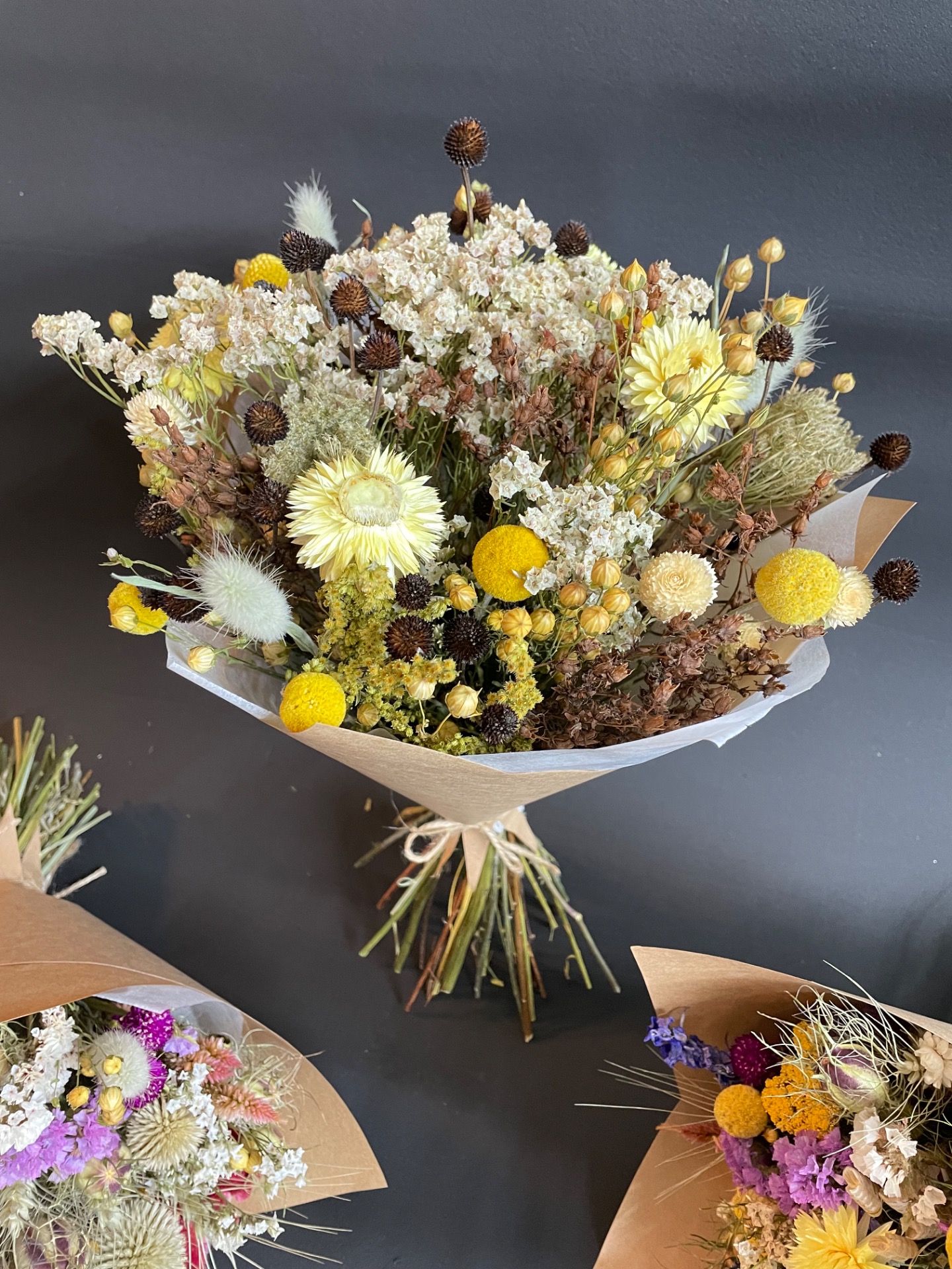 Kytica zo sušených kvetín