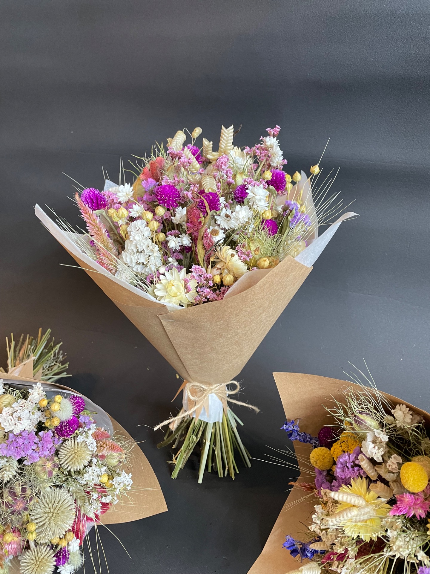 Kytica zo sušených kvetín