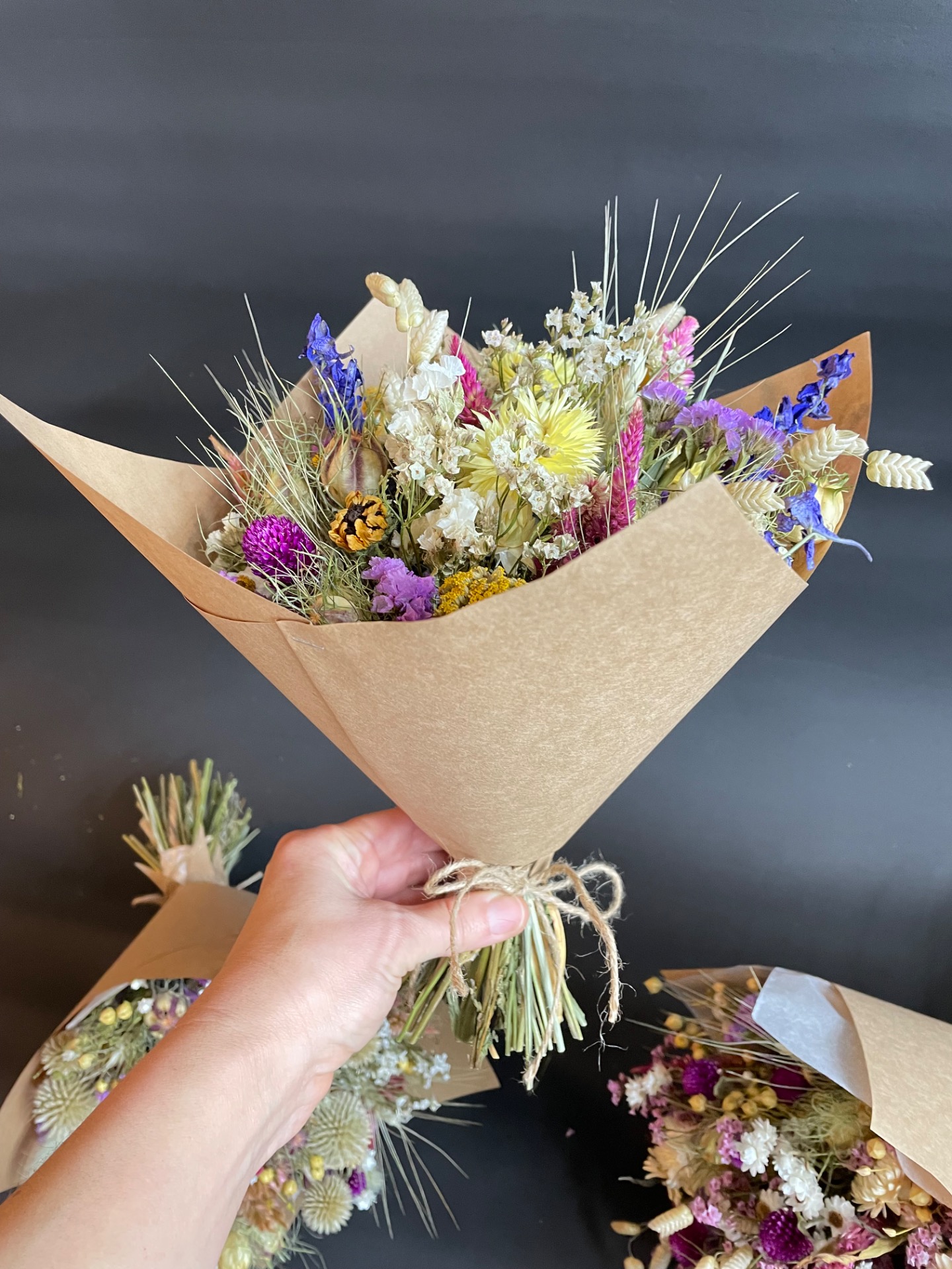 Kytica zo sušených kvetín