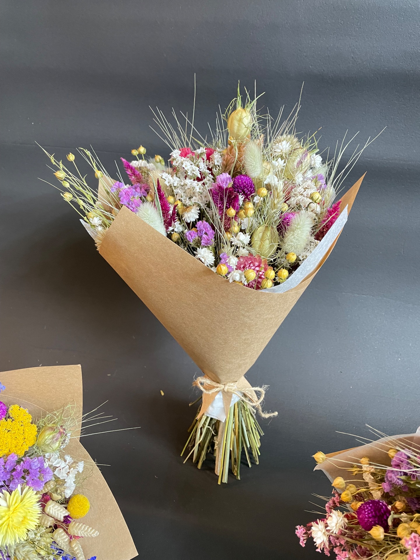 Kytica zo sušených kvetín